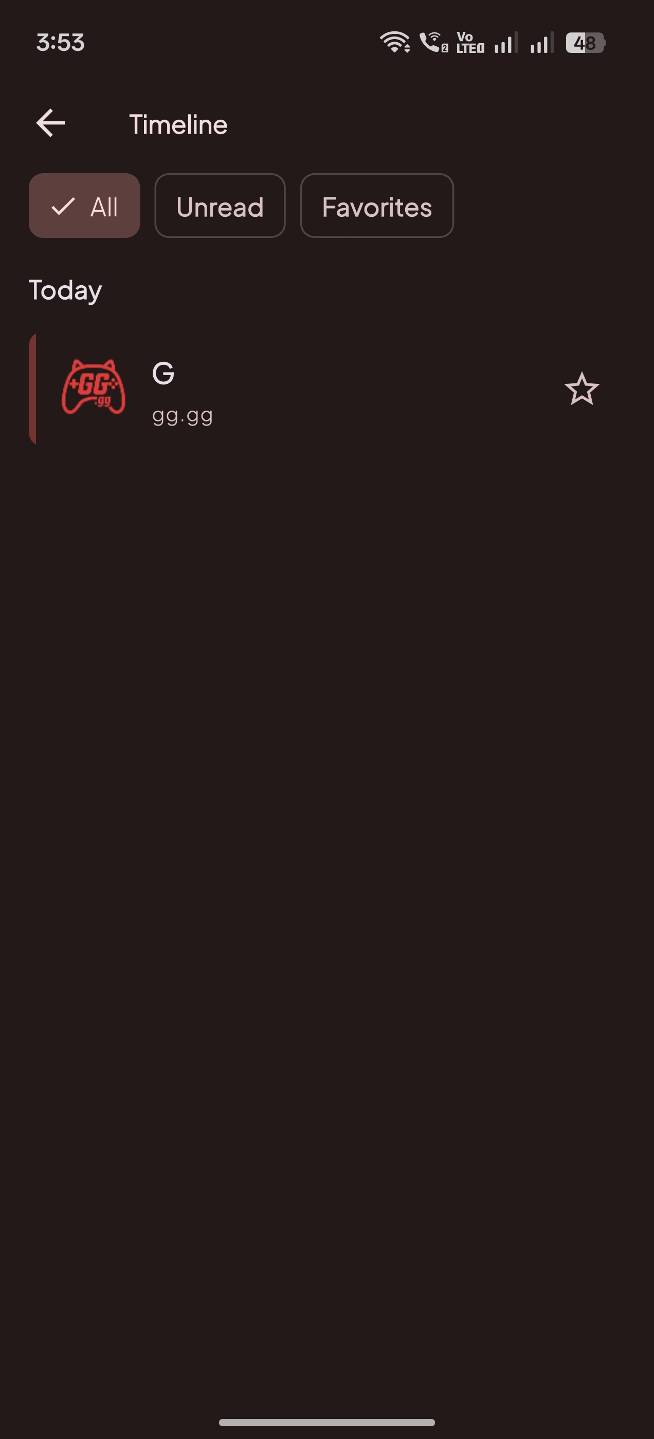 Atlas timeline screen